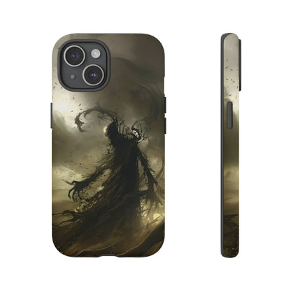 Dark Spirit Phone Case – Grim Reaper Haunting Design for iPhone, Samsung Galaxy, and Google Pixel Devices