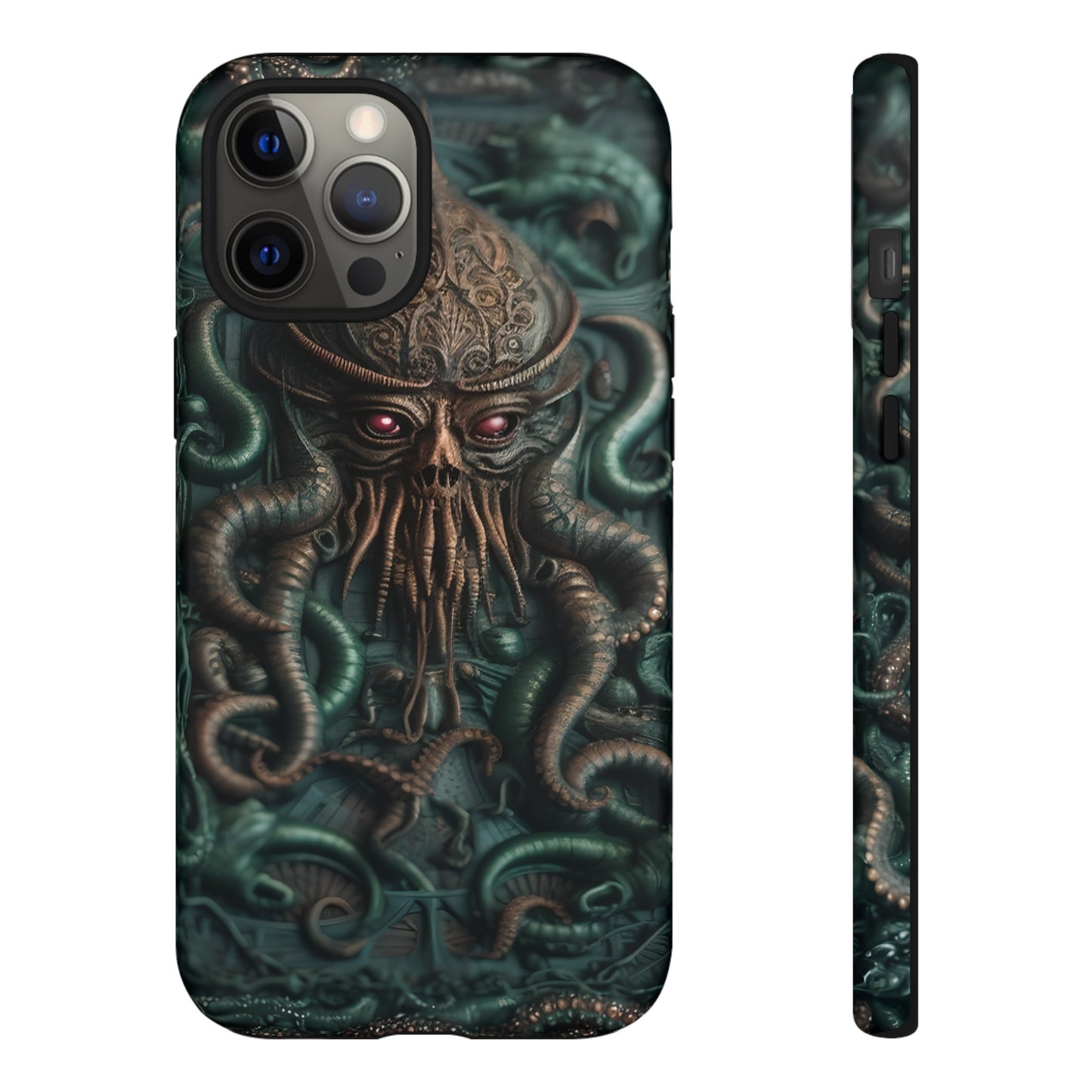 Nameless Dread Tough Phone Case – Lovecraftian Tentacle Horror Design for iPhone, Samsung Galaxy, and Google Pixel Devices