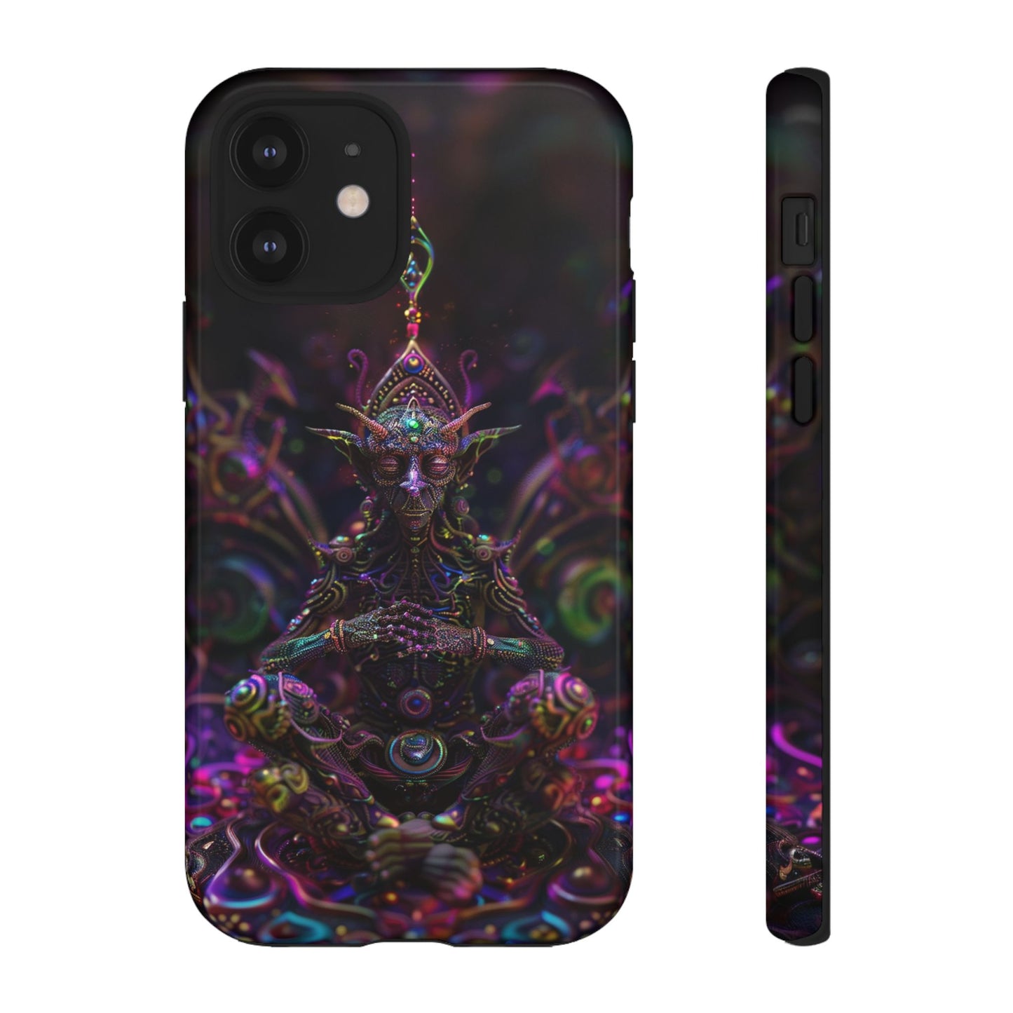 Mystical Machine Elf Phone Case - Psychedelic Vibes for iPhone, Samsung, Google Pixel