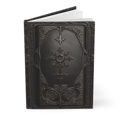 Gothic Cross Hardcover Notebook – Dark Elegant Journal for Writing and Sketching