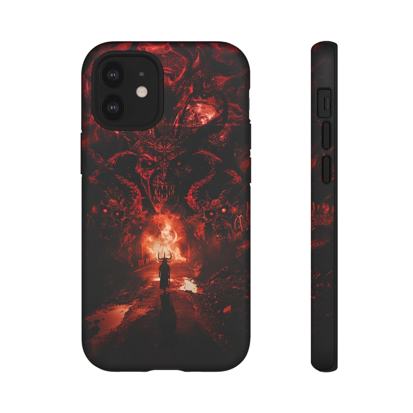 The Road to Hell Phone Case – Gothic Demon and Devil Design for iPhone, Samsung Galaxy, and Google Pixel Devices