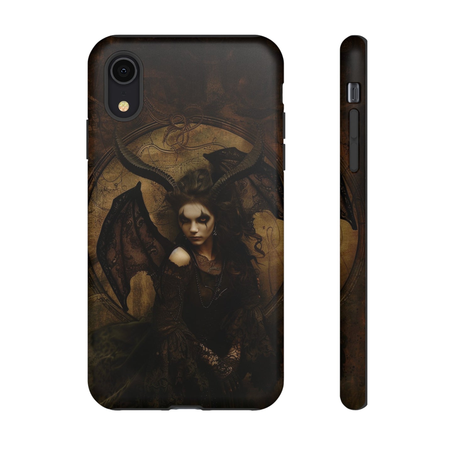 Demon Lilith Gothic Phone Case for iPhone, Samsung Galaxy, Google Pixel - Dark Fantasy Art