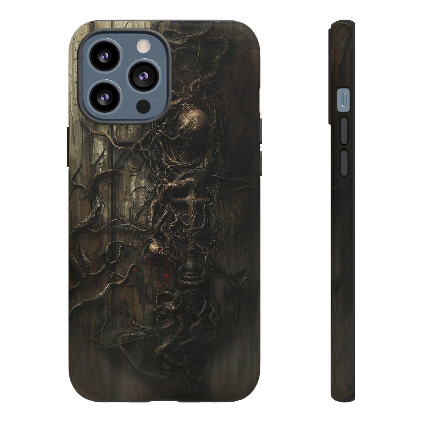 Creeping Dread Phone Case - Giger-Inspired Art for iPhone, Samsung Galaxy, and Google Pixel Devices