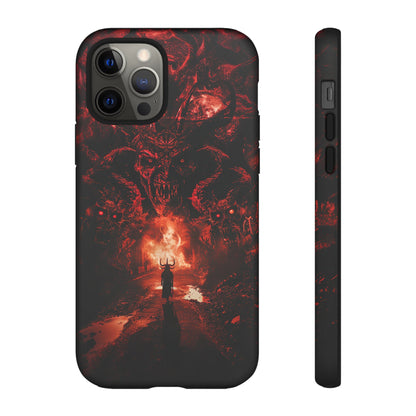 The Road to Hell Phone Case – Gothic Demon and Devil Design for iPhone, Samsung Galaxy, and Google Pixel Devices