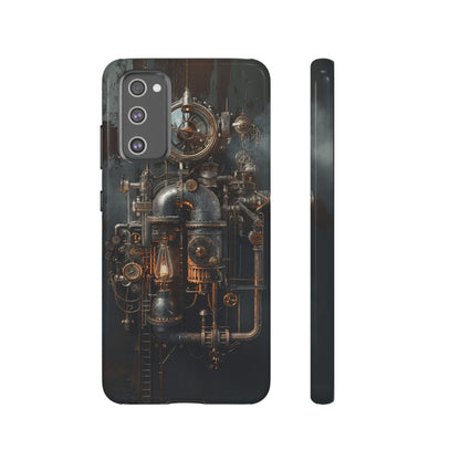 Steampunk Machine #2 Phone Case - Intricate Industrial Design for iPhone, Samsung Galaxy, Google Pixel Devices, Victorian Design Gears