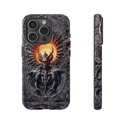 Skeletal Demonic King Phone Case – Ornate Gothic Design for iPhone, Samsung Galaxy, and Google Pixel Devices