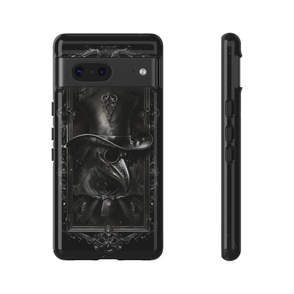 Gothic Plague Doctor Phone Case - Mysterious and Dark Design for iPhone, Samsung Galaxy, and Google Pixel Devices