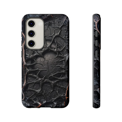 Black Veins Tough Phone Case – Lovecraftian Horror Design for iPhone, Samsung Galaxy, and Google Pixel Devices