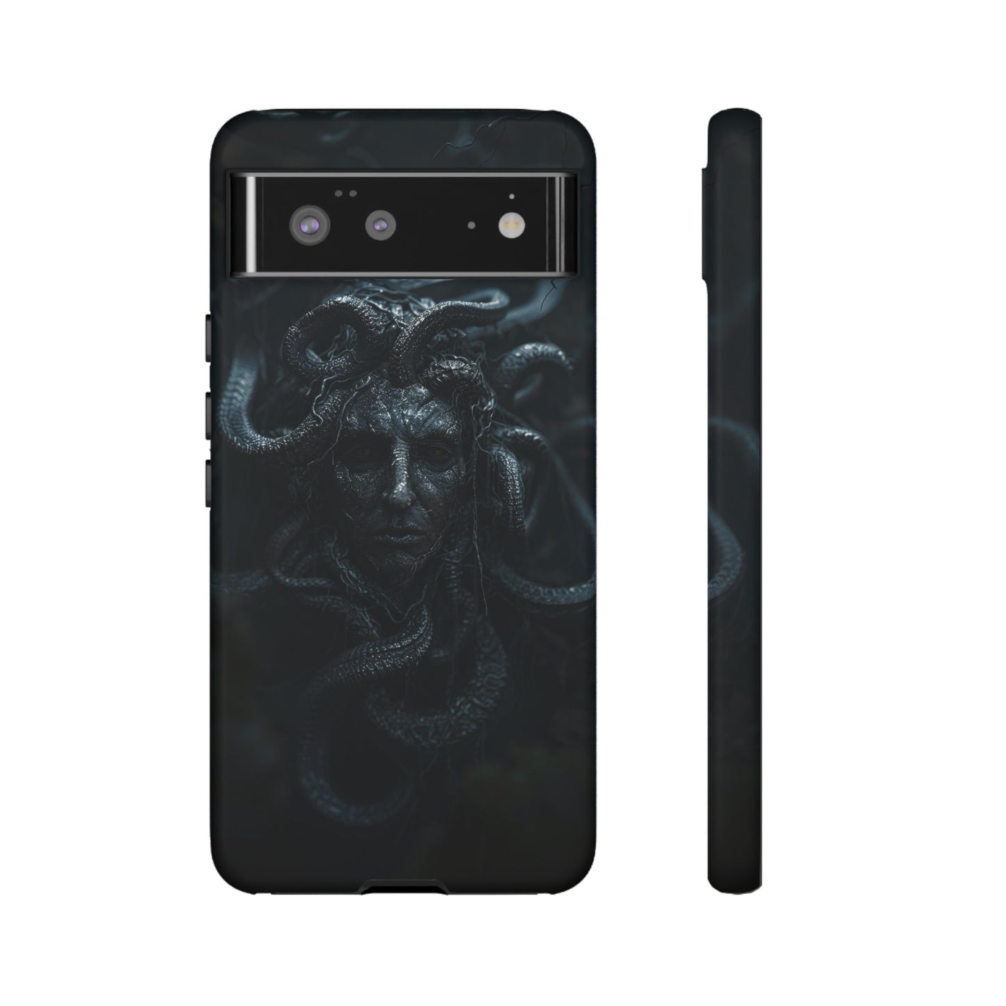 Medusa's Gaze Phone Case - Dark Mythological Design for iPhone and Samsung Galaxy Devices