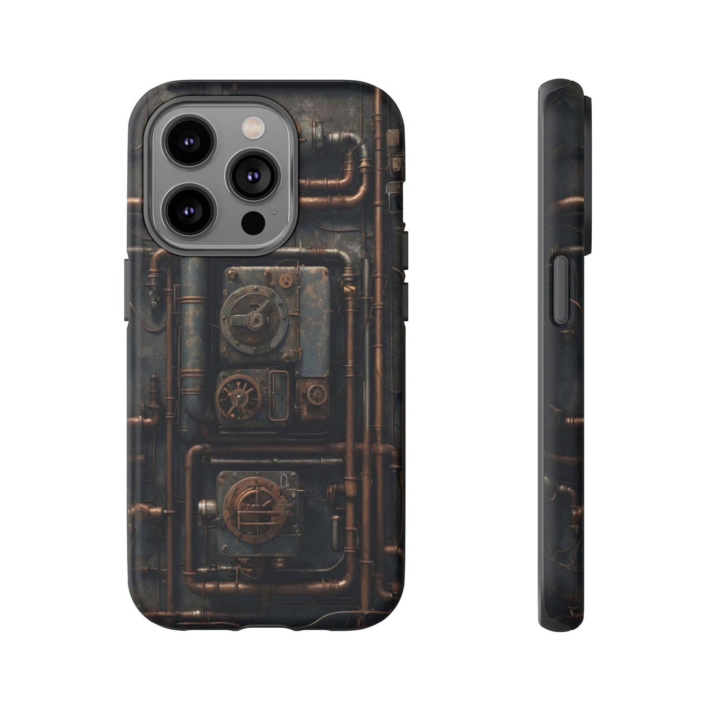 Diesel Punk Phone Case – Industrial Retro-Futuristic Design for iPhone, Samsung Galaxy, and Google Pixel Devices