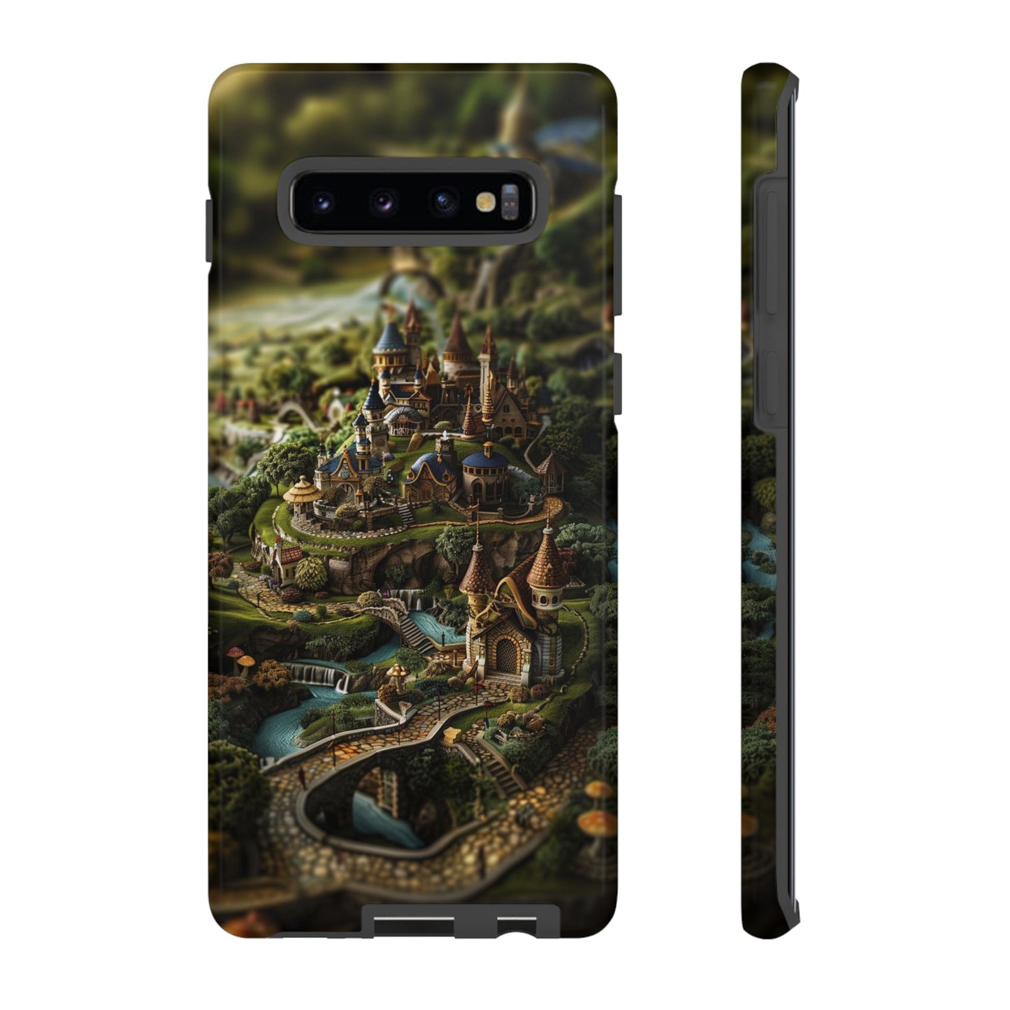 Fairy Kingdom Phone Case - Enchanted Castle Artwork for iPhone, Samsung Galaxy, and Google Pixel Devices