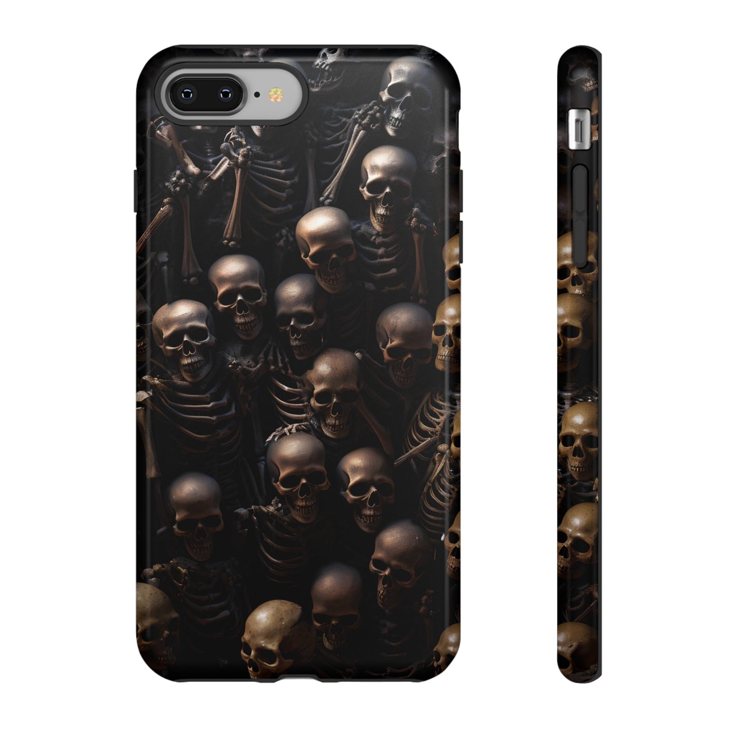 Skeletal Grave Phone Case – Halloween Horror Skeleton Design for iPhone, Samsung Galaxy, and Google Pixel Devices