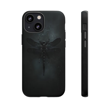 Gothic Dragonfly Phone Case – Dark Elegance Design for iPhone, Samsung Galaxy, and Google Pixel Devices