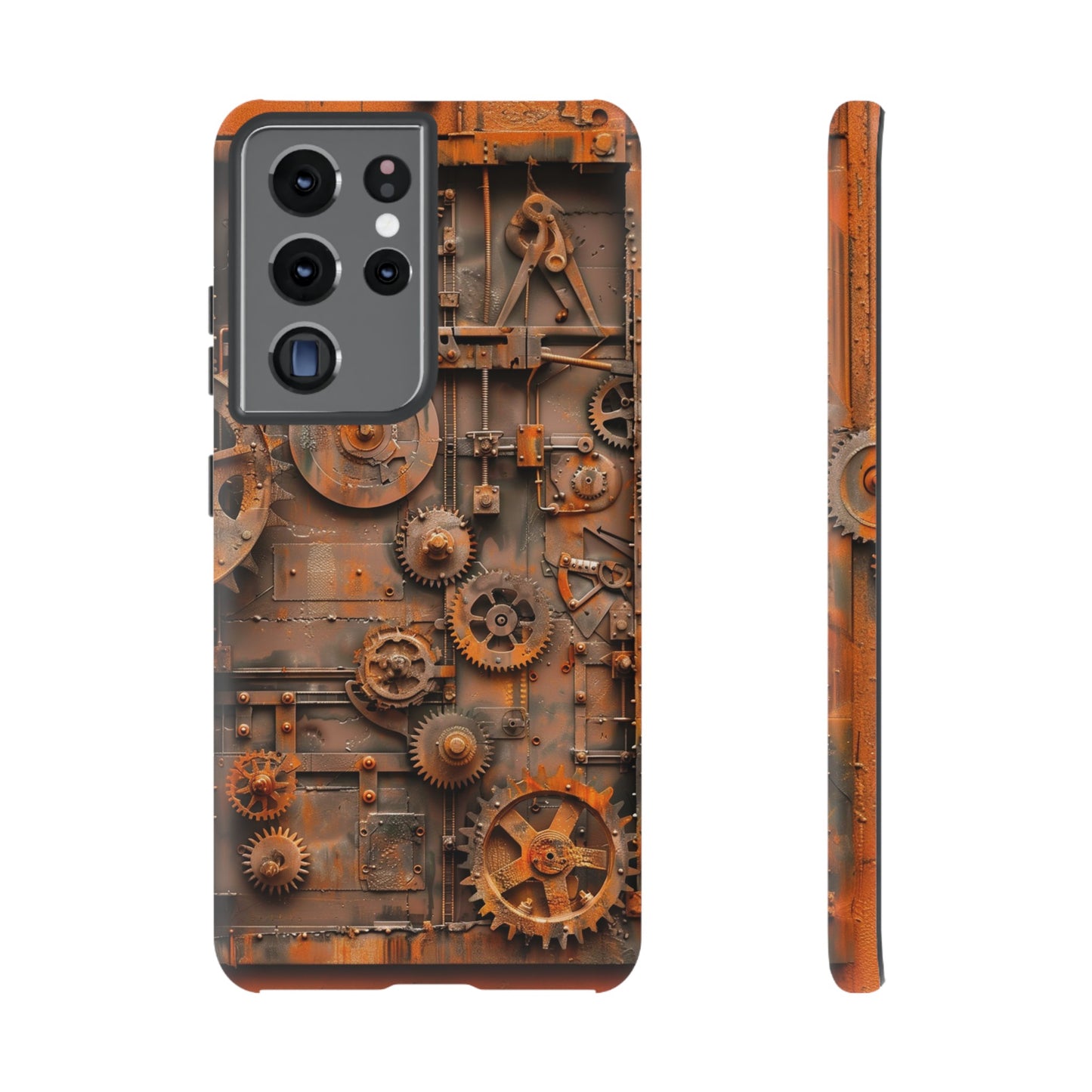 Rusted Steampunk Gearworks Phone Case for iPhone, Samsung Galaxy, and Google Pixel Devices