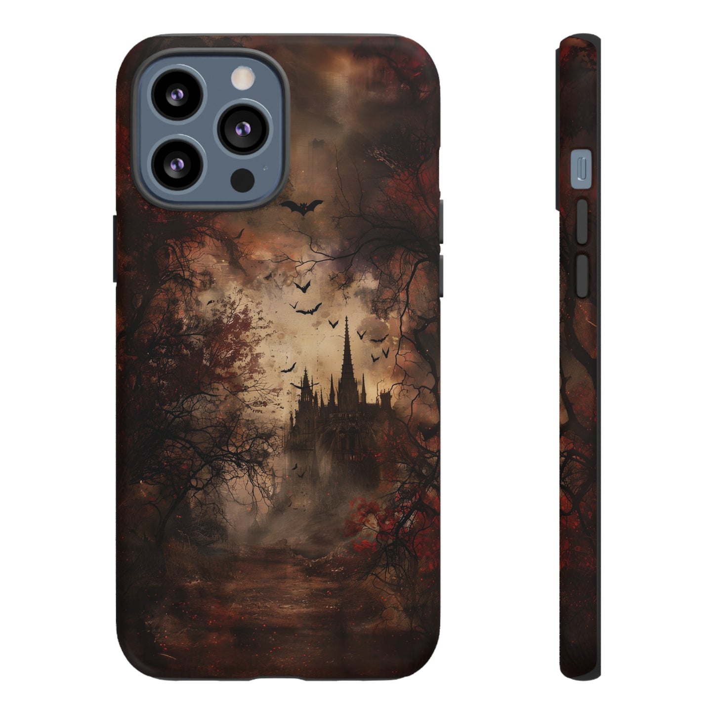 Gothic Castle Phone Case - Spooky Halloween Design for iPhone, Samsung Galaxy, Google Pixel Devices