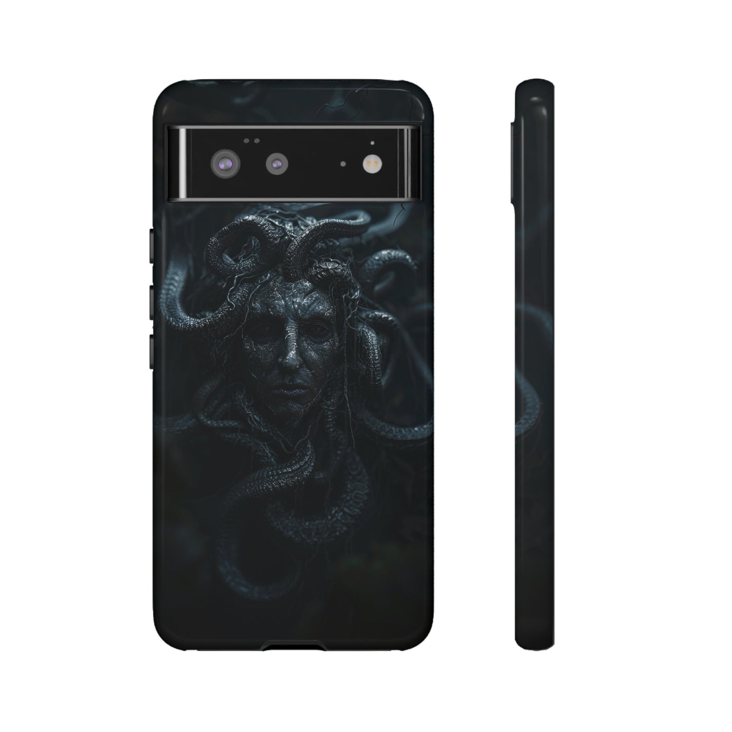 Medusa's Gaze Phone Case - Dark Mythological Design for iPhone and Samsung Galaxy Devices