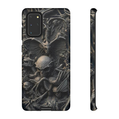 Those Who Dwell Below #1 Phone Case – Intricate Gothic Skeleton Design for iPhone, Samsung Galaxy, Google Pixel Devices