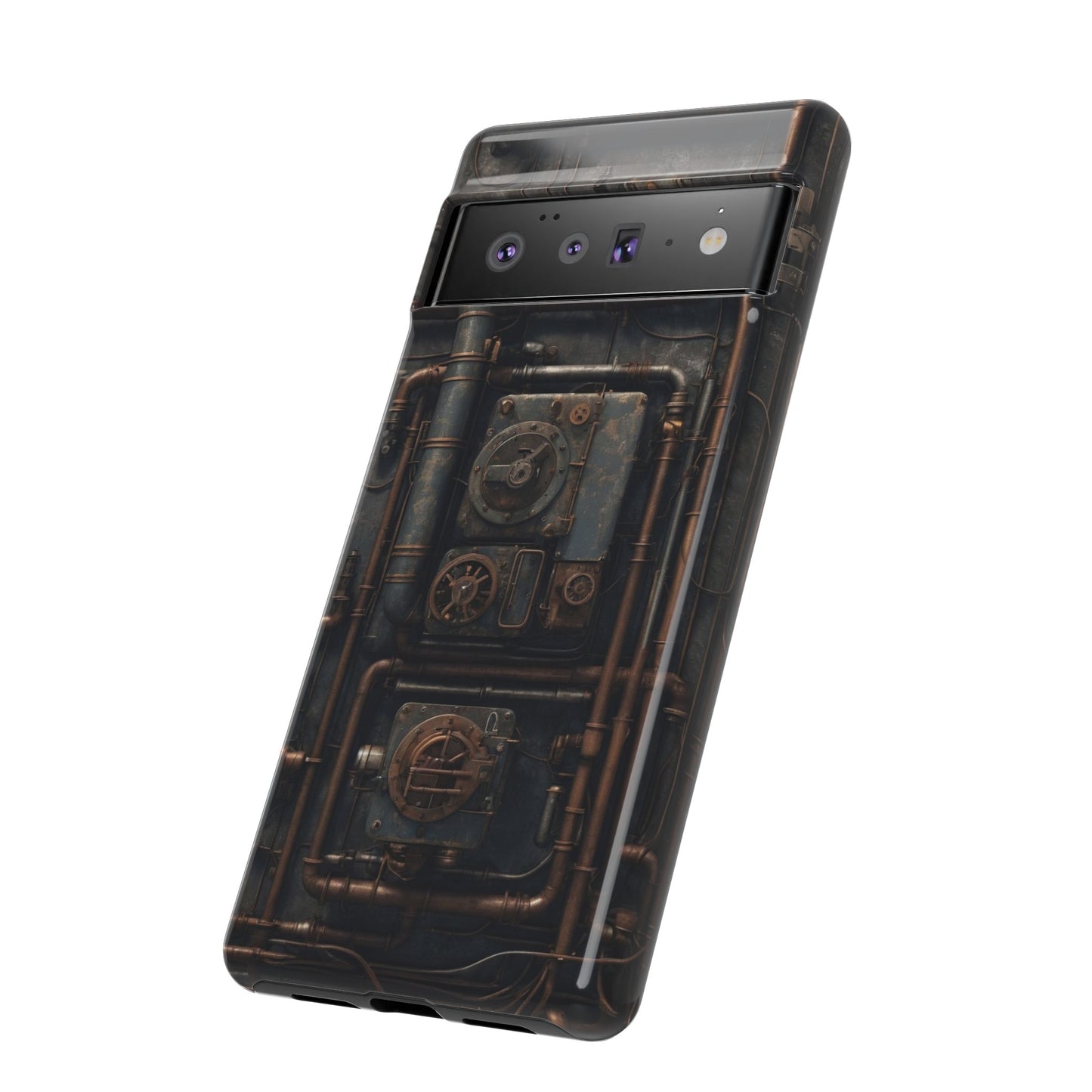 Diesel Punk Phone Case – Industrial Retro-Futuristic Design for iPhone, Samsung Galaxy, and Google Pixel Devices