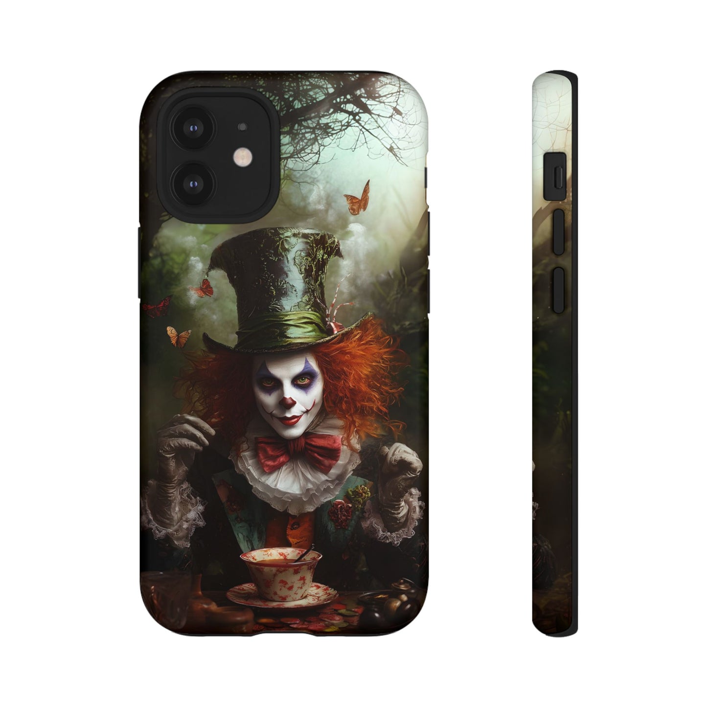 Mad Hatter Gothic Fantasy Phone Case - Dark Wonderland Design for iPhone, Samsung Galaxy, and Google Pixel Devices