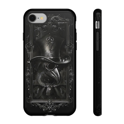 Gothic Plague Doctor Phone Case - Mysterious and Dark Design for iPhone, Samsung Galaxy, and Google Pixel Devices