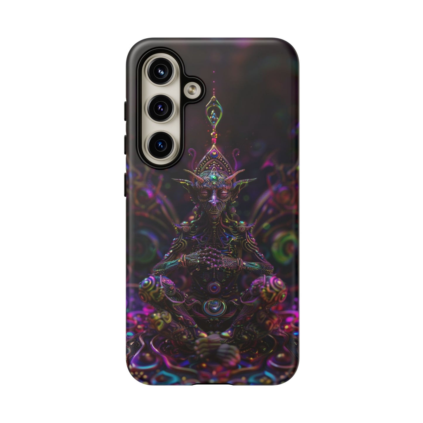 Mystical Machine Elf Phone Case - Psychedelic Vibes for iPhone, Samsung, Google Pixel