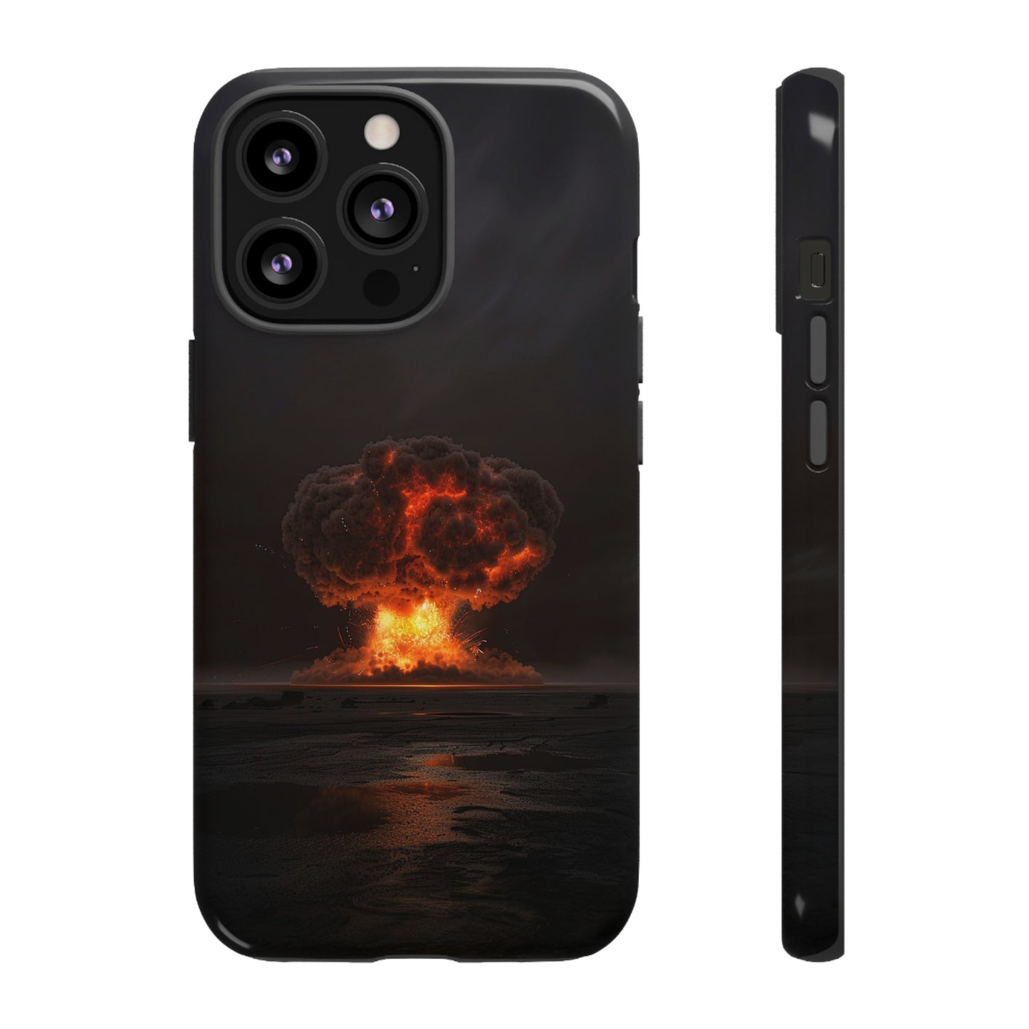 Atomic Explosion Phone Case - Dramatic Mushroom Cloud Design for iPhone and Samsung Galaxy Devices