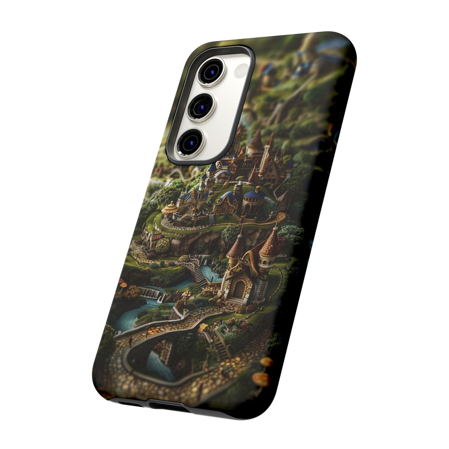 Fairy Kingdom Phone Case - Enchanted Castle Artwork for iPhone, Samsung Galaxy, and Google Pixel Devices