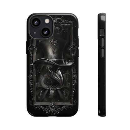 Gothic Plague Doctor Phone Case - Mysterious and Dark Design for iPhone, Samsung Galaxy, and Google Pixel Devices