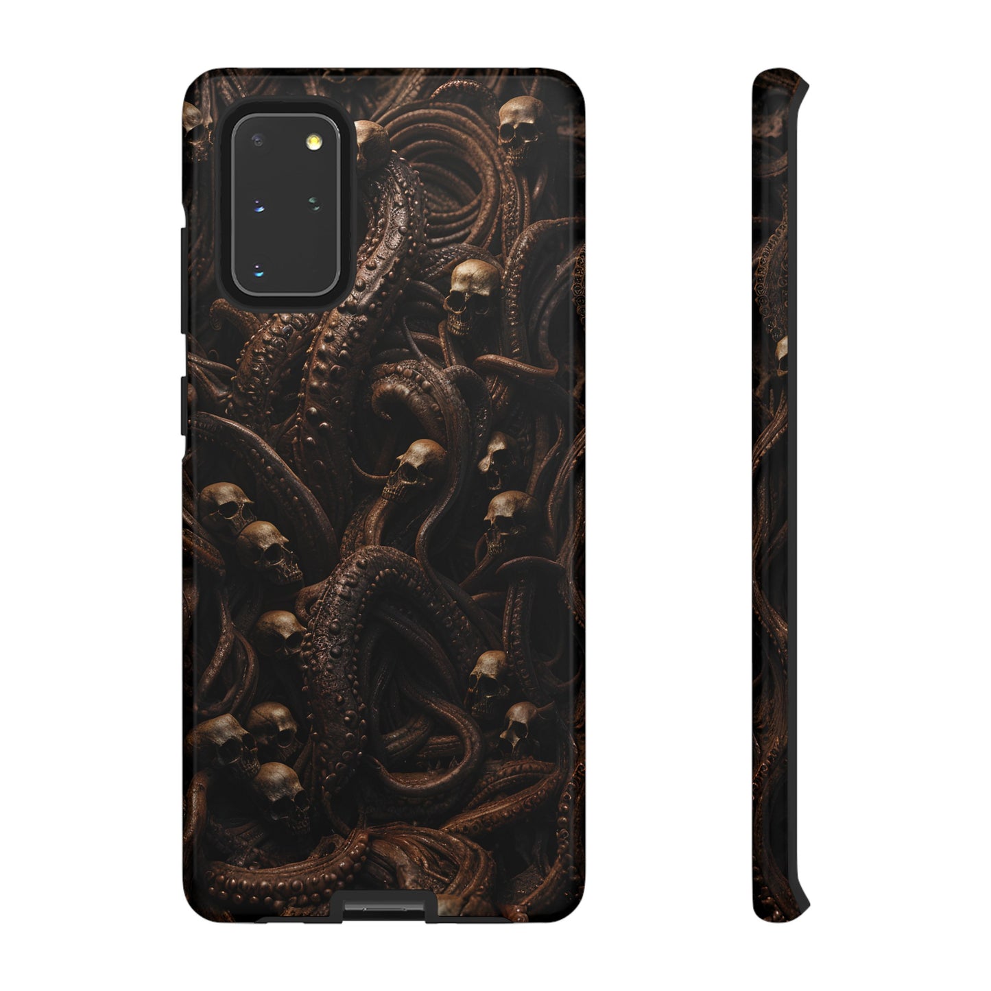 Skulls and Tentacles Phone Case – Lovecraftian Horror Design for iPhone, Samsung Galaxy, and Google Pixel Devices