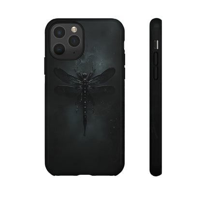 Gothic Dragonfly Phone Case – Dark Elegance Design for iPhone, Samsung Galaxy, and Google Pixel Devices