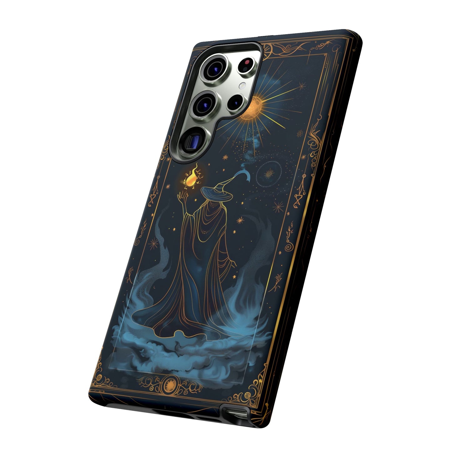 Enchanted Wizard Spellcaster Galaxy Phone Case - Mystical Wizardry Art For iPhone, Samsung Galaxy, and Google Pixel Devices