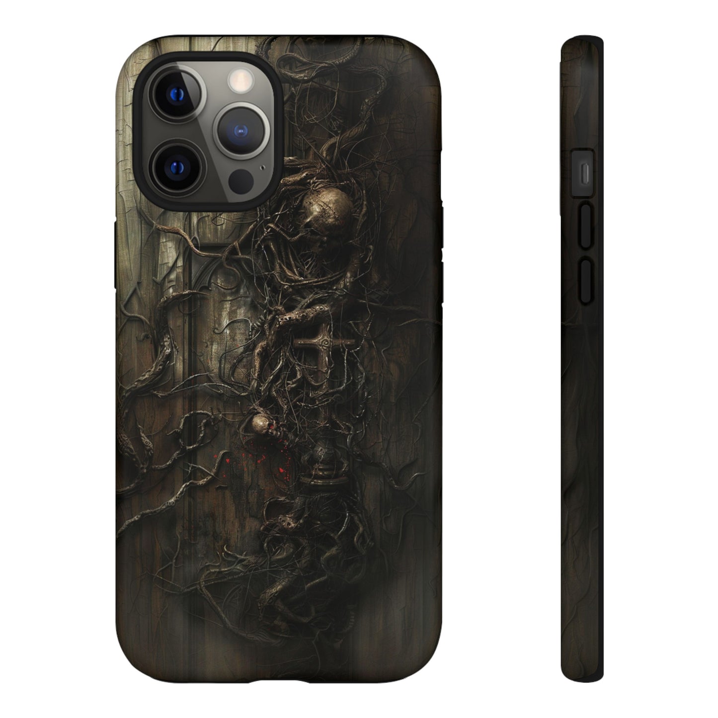 Creeping Dread Phone Case - Giger-Inspired Art for iPhone, Samsung Galaxy, and Google Pixel Devices