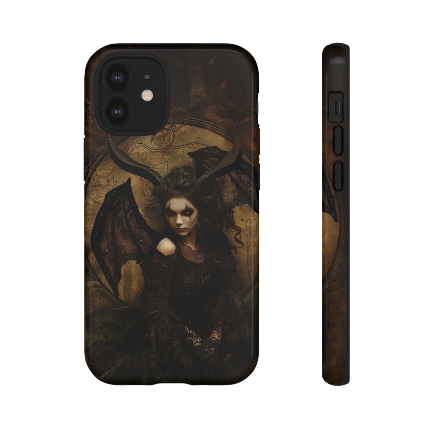 Demon Lilith Gothic Phone Case for iPhone, Samsung Galaxy, Google Pixel - Dark Fantasy Art