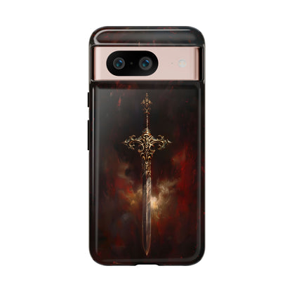 Epic Sword of Legends Phone Case - Dark Fantasy Art for iPhone, Samsung Galaxy, and Google Pixel Devices