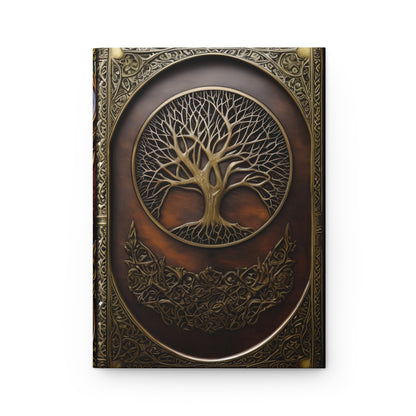 Tree of Life Hardcover Notebook – Elegant Nature-Inspired Journal for Writing and Creative Reflections