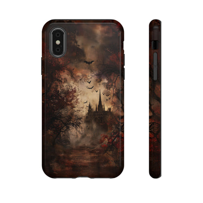 Gothic Castle Phone Case - Spooky Halloween Design for iPhone, Samsung Galaxy, Google Pixel Devices