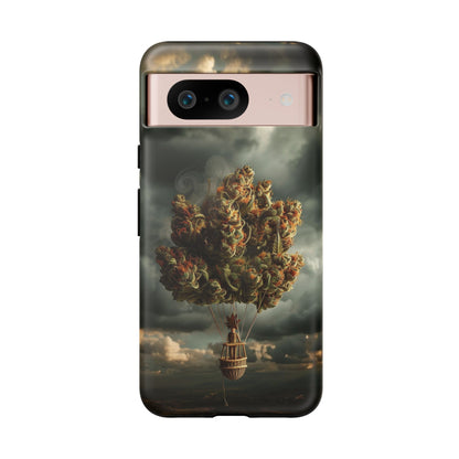 Cannabis Balloon Adventure Phone Case - For iPhone, Samsung Galaxy, and Google Pixel Devices