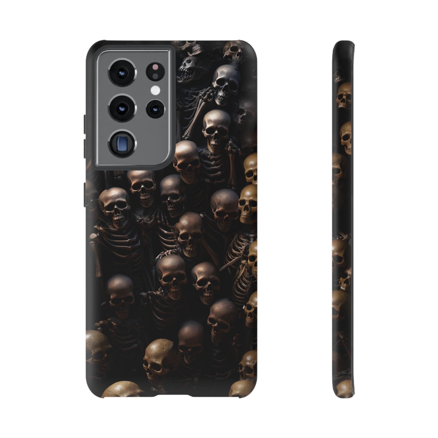 Skeletal Grave Phone Case – Halloween Horror Skeleton Design for iPhone, Samsung Galaxy, and Google Pixel Devices