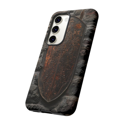 Medieval Shield Phone Case - Ornate Ancient Armor Design for iPhone and Samsung Galaxy Devices