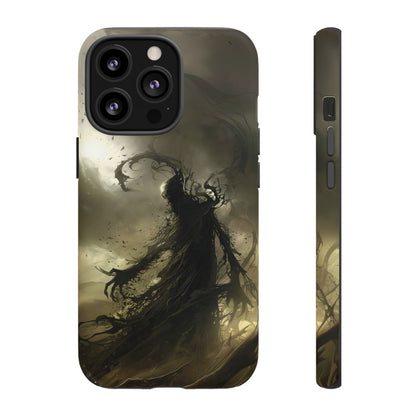 Dark Spirit Phone Case – Grim Reaper Haunting Design for iPhone, Samsung Galaxy, and Google Pixel Devices