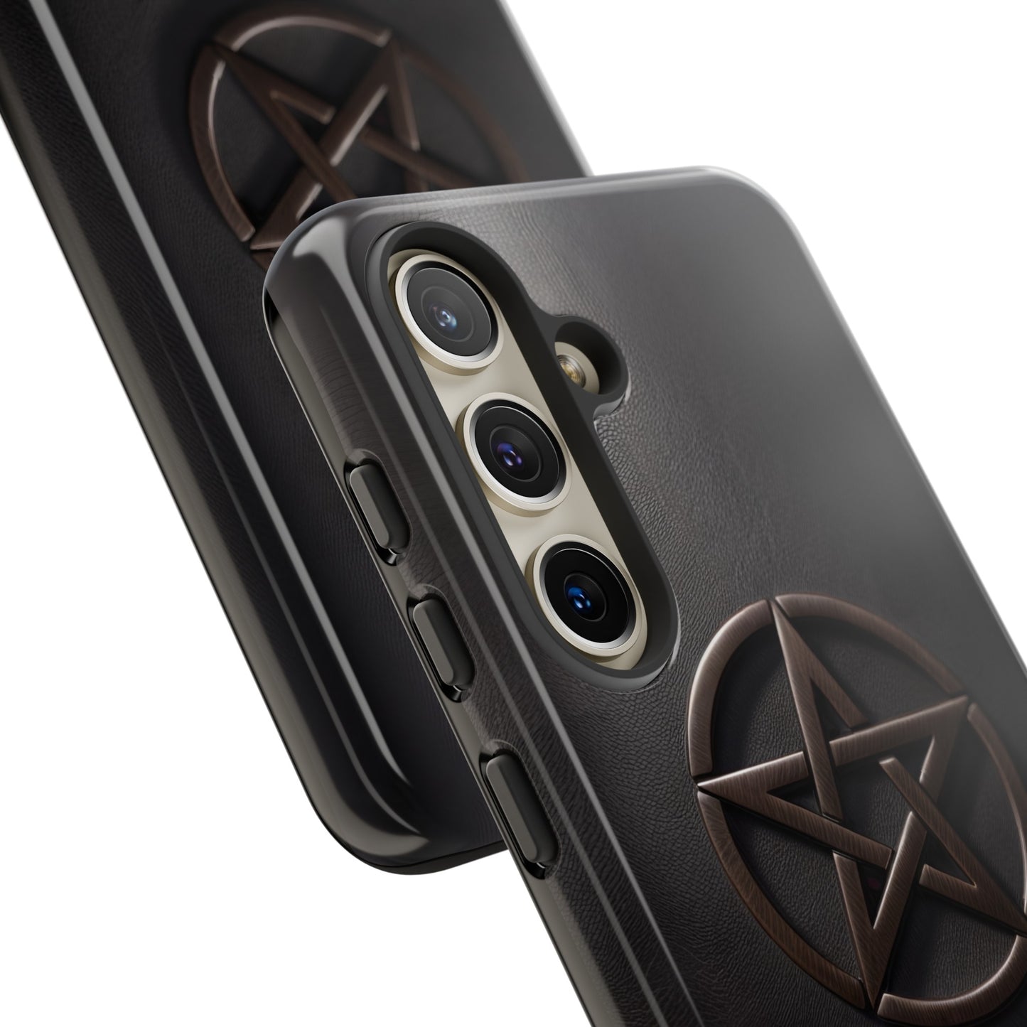 Simple Pentacle Tough Phone Case – Witchcraft Pentagram Design for iPhone, Samsung Galaxy, and Google Pixel Devices