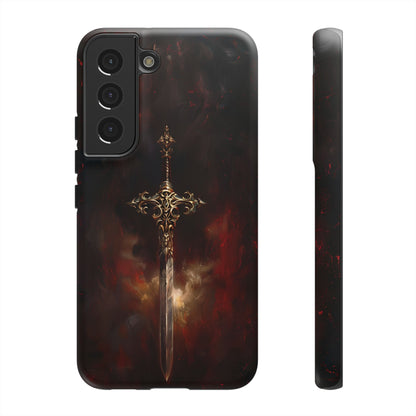 Epic Sword of Legends Phone Case - Dark Fantasy Art for iPhone, Samsung Galaxy, and Google Pixel Devices