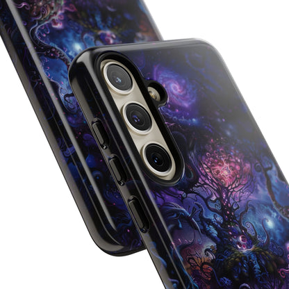 Trippy Psychedelic Alien Landscape Phone Case - Vibrant Abstract Design for iPhone, Samsung Galaxy and Google Pixel Devices