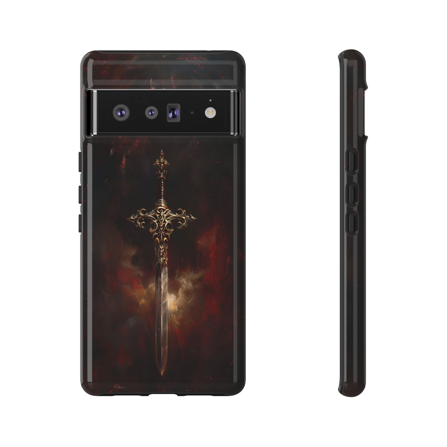 Epic Sword of Legends Phone Case - Dark Fantasy Art for iPhone, Samsung Galaxy, and Google Pixel Devices