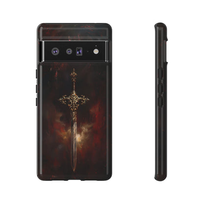 Epic Sword of Legends Phone Case - Dark Fantasy Art for iPhone, Samsung Galaxy, and Google Pixel Devices