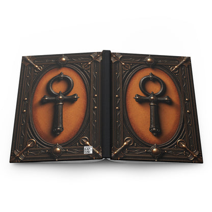 Egyptian Ankh Symbol Hardcover Journal