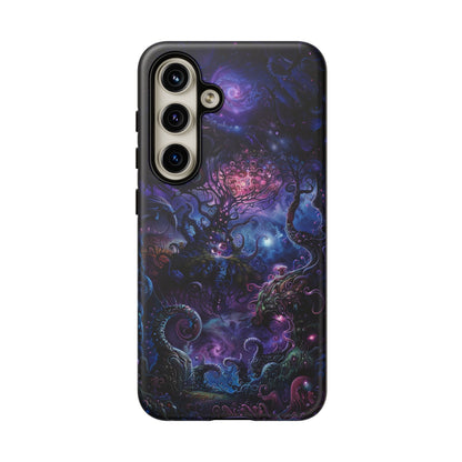 Trippy Psychedelic Alien Landscape Phone Case - Vibrant Abstract Design for iPhone, Samsung Galaxy and Google Pixel Devices