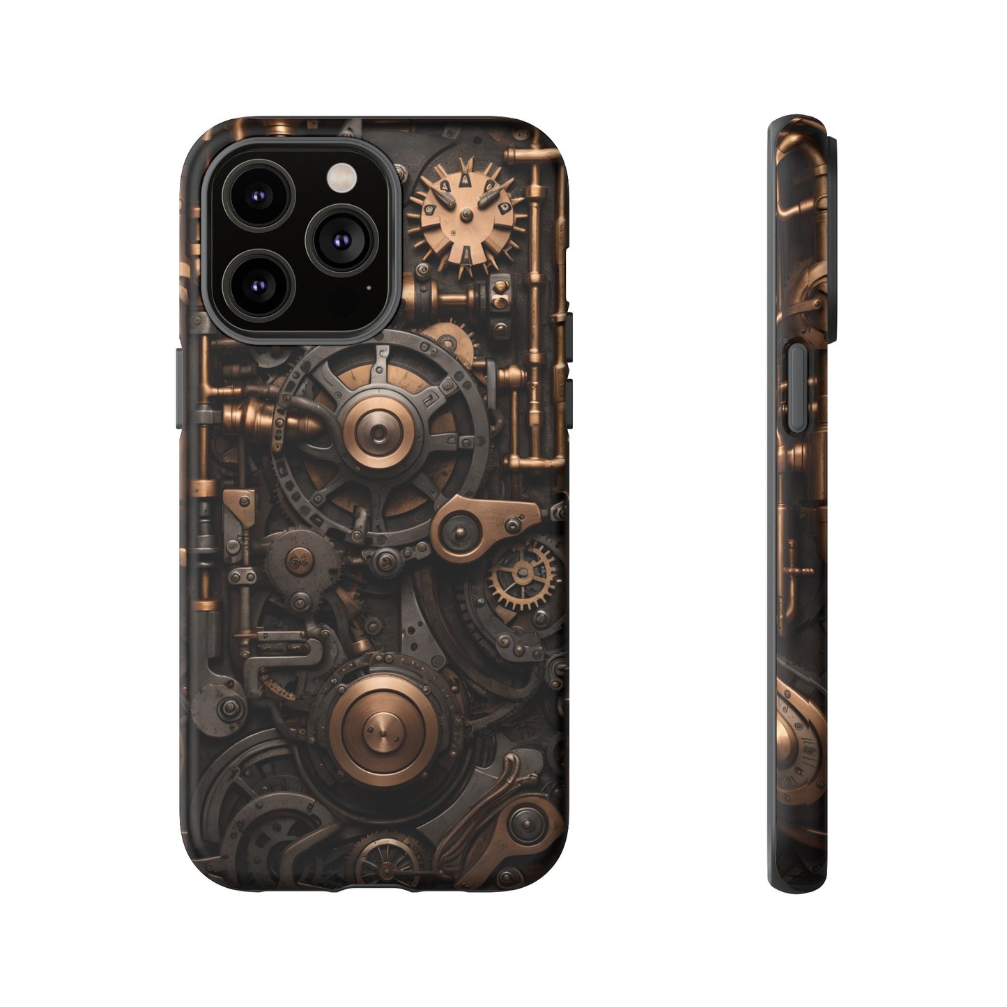 Steampunk Machine Phone Case – Victorian Gears Design for iPhone, Samsung Galaxy, and Google Pixel Devices