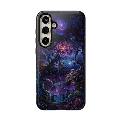 Trippy Psychedelic Alien Landscape Phone Case - Vibrant Abstract Design for iPhone, Samsung Galaxy and Google Pixel Devices