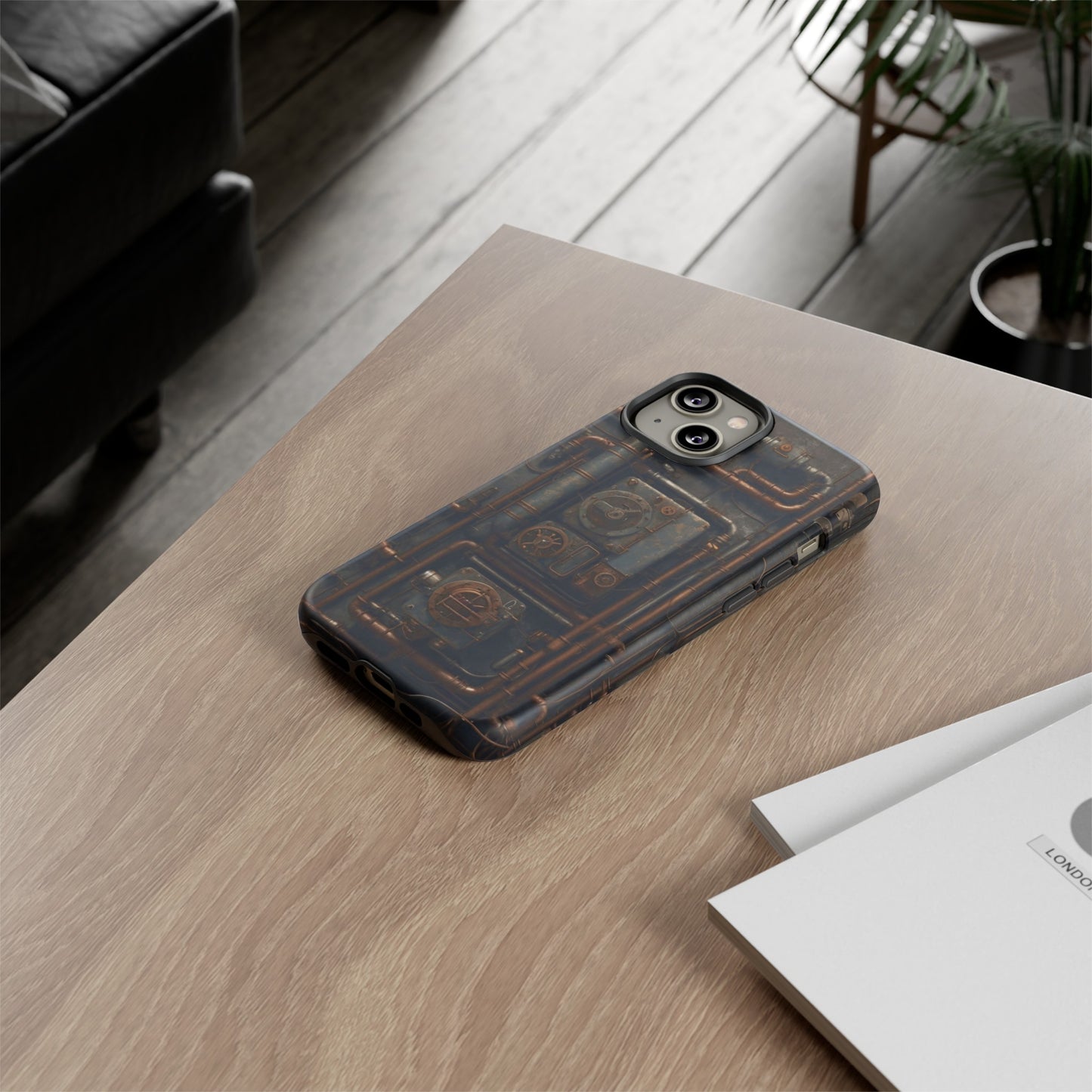 Diesel Punk Phone Case – Industrial Retro-Futuristic Design for iPhone, Samsung Galaxy, and Google Pixel Devices